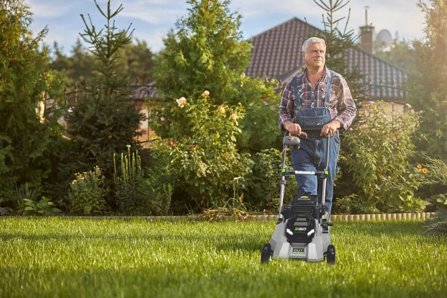 electric battery lawn mowers