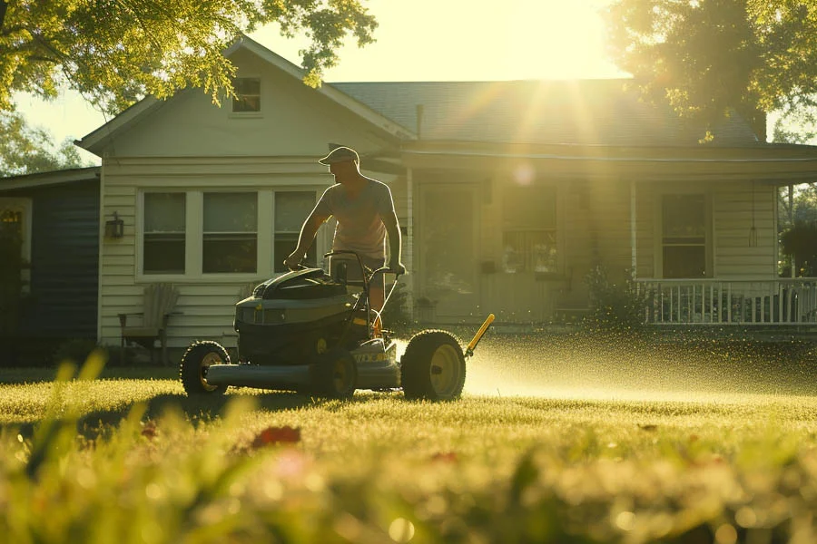 electric battery lawn mowers